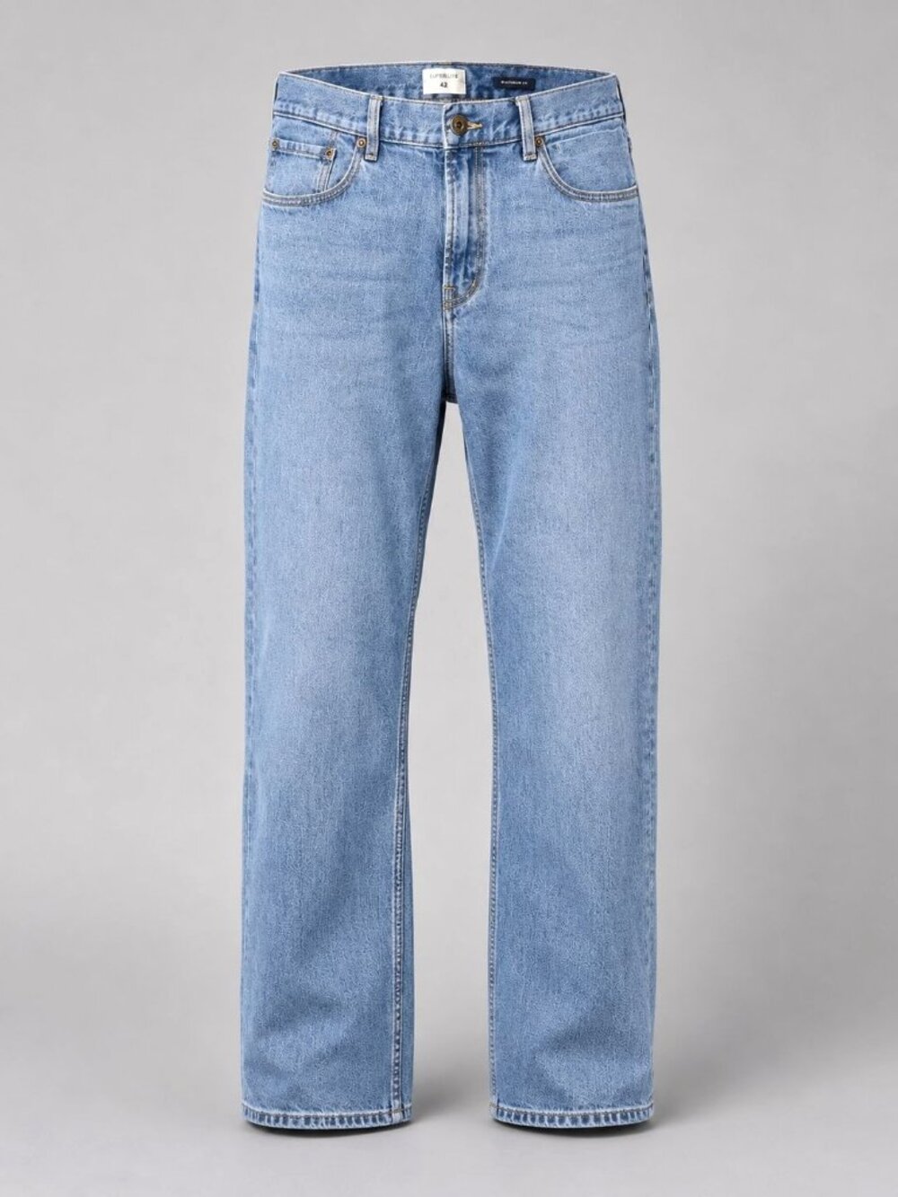 Quiksilver Mens 38 x 31 " Jeans Regular Fit Blue Denim Casual